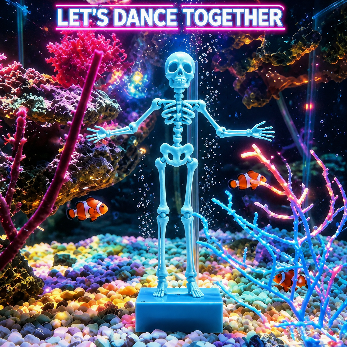 🔥 60% OFF — Dancing Skeleton Aquarium Bubbler