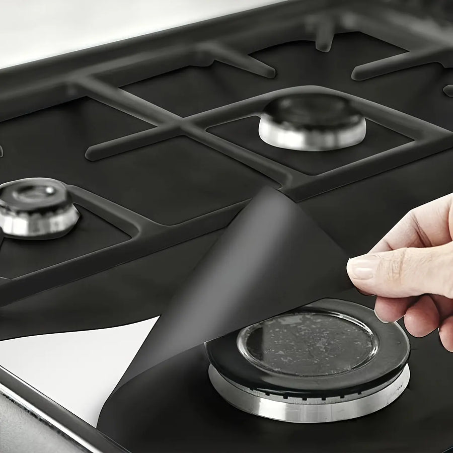 Black gas stove burner liner