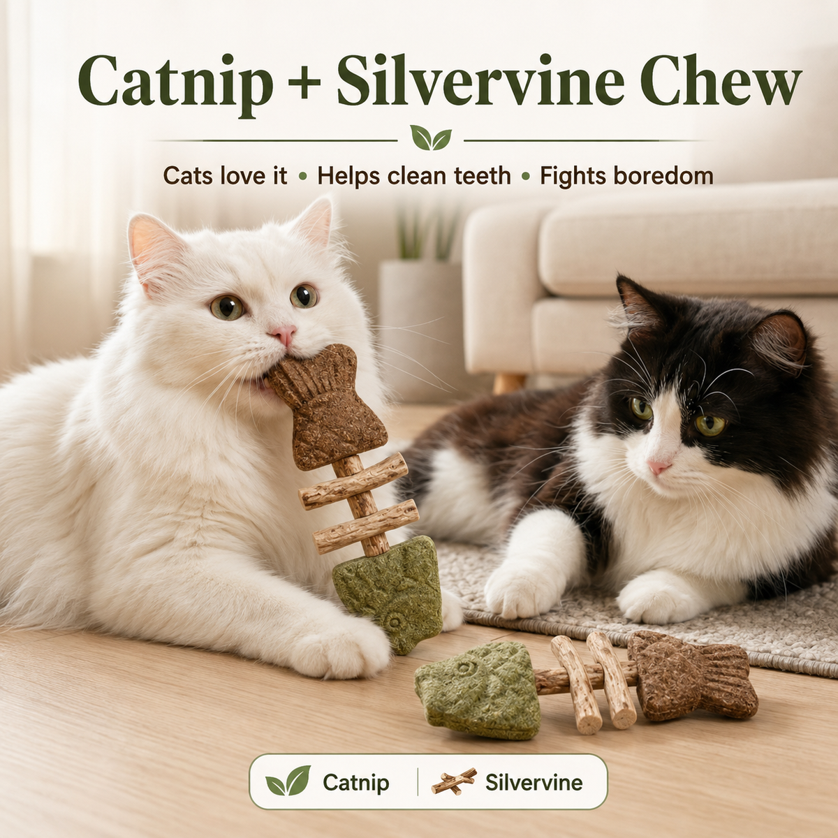 😻 Catnip + Silvervine Chews Cats Can’t Resist — Buy 2, Get 1 FREE 🔥 2 Days Left